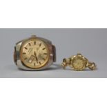 A Replica Vintage Style Wristwatch and a ladies Lindex Wrist Watch with Rolled Gold Bracelet