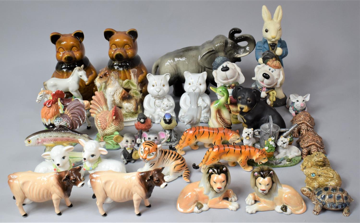 A Collection of Various Animal Ornaments