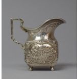 A Small Silver Cream Jug, with Imported Mark for 1904, 930 Silver, Made by Wolf and Knell, Hanau,