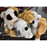 A Collection of Various Soft Toys