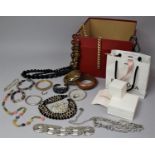 A Collection of Various Modern Costume Jewellery, Pandora Bag and Boxes etc