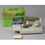 A Vintage Zig Zag Sewing Machine in Original Box, Box AF