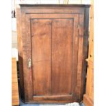 A 19th Century Oak Corner Cabinet, 88cm wide