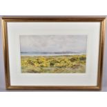 A Framed Watercolour of Estuary, Signed George Corkram, 49x29cm