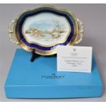 A Limited Edition Coalport Christmas Tray, no.225/500, with Certificate and Box