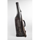 A Late 19th/Early 20th Century Leather Leg of Mutton Shotgun Case with Tooled Decoration, 78cm long