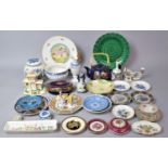 A Collection of Various English and Continental Ceramics to comprise Limoges Gilt and Cobalt Blue