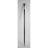 An Early 20th Century Far Eastern Ebonised Sword Stick, 92.5cm Long