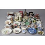 A Collection of Various Ceramics to comprise Miniature Coalport Teapot, Various Other Examples,