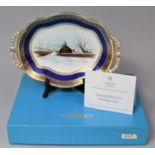 A Limited Edition Coalport Christmas Tray for 1979, no.225/500, with Certificate and Box