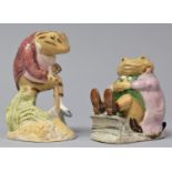 Two Beswick Beatrix Potter Figures, Mr Jackson and Jeremey Fisher Digging