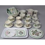 A Collection of Various Portmeirion Botanic Garden China to comprise Bowl, Pots, Coffee cans and