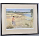 A Large Limited Framed Russell Flint Print, No. 831/850, 70x54cm
