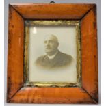 An Early 20th Century Cushioned Framed Photograph of Canon Knox, Frame 19.5x17.5cm