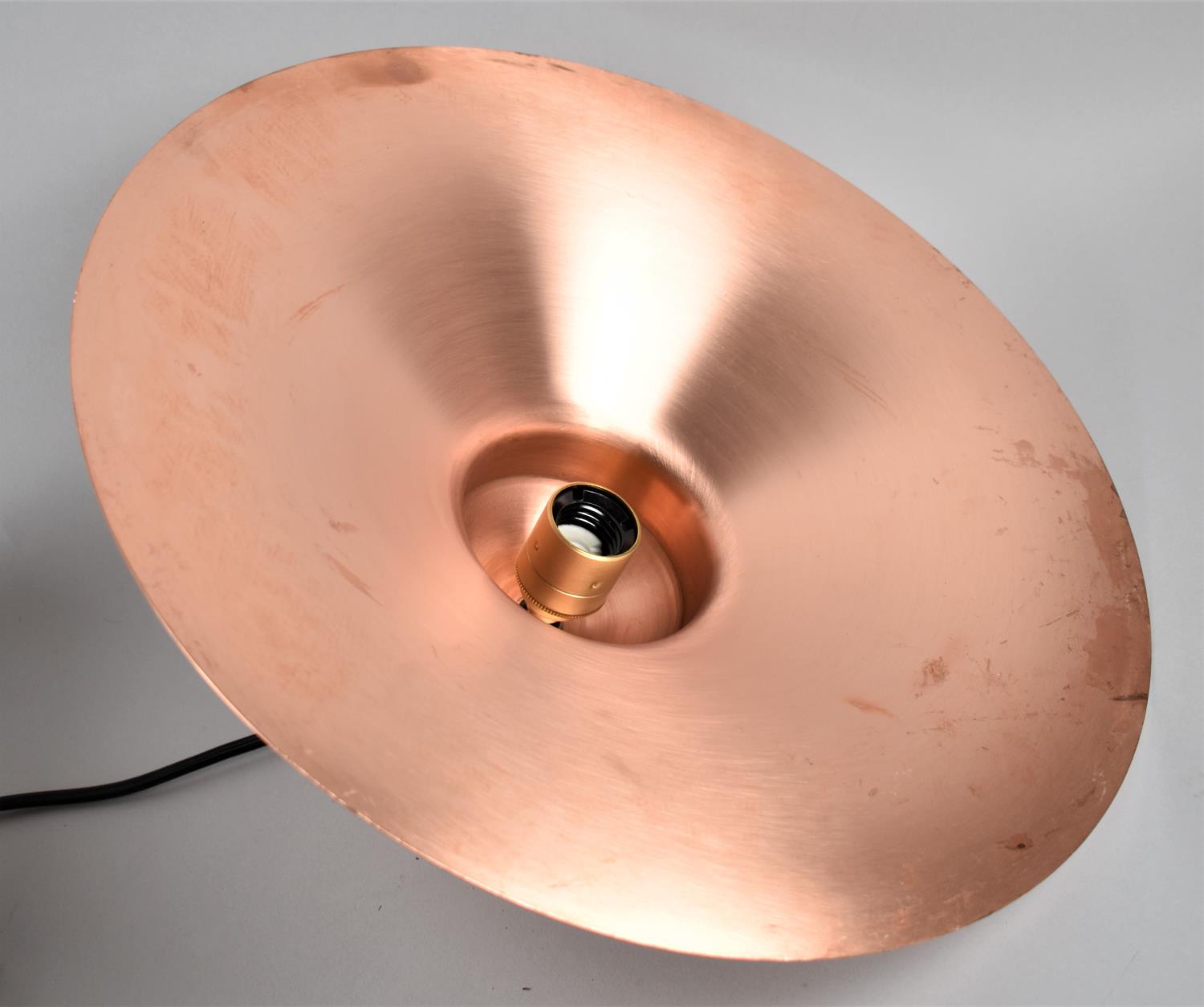 A New and Unused Brushed Copper Ceiling Light Fitting, 41cm Diameter - Image 2 of 2