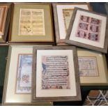 A Collection of Various Document Prints