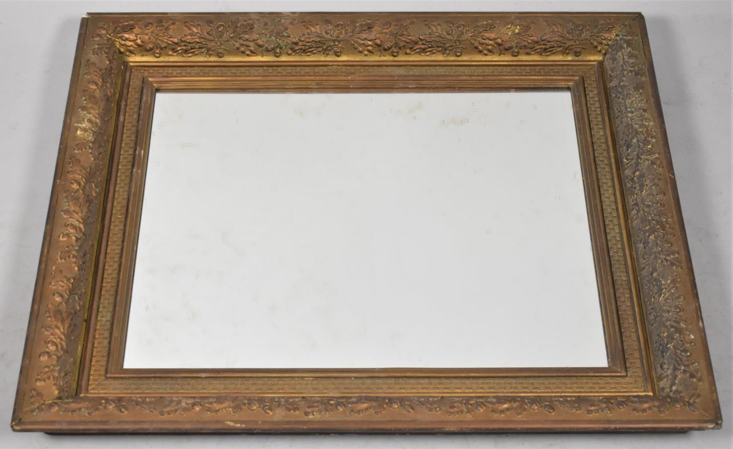 A Gilt Framed Wall Mirror, 72x62cm