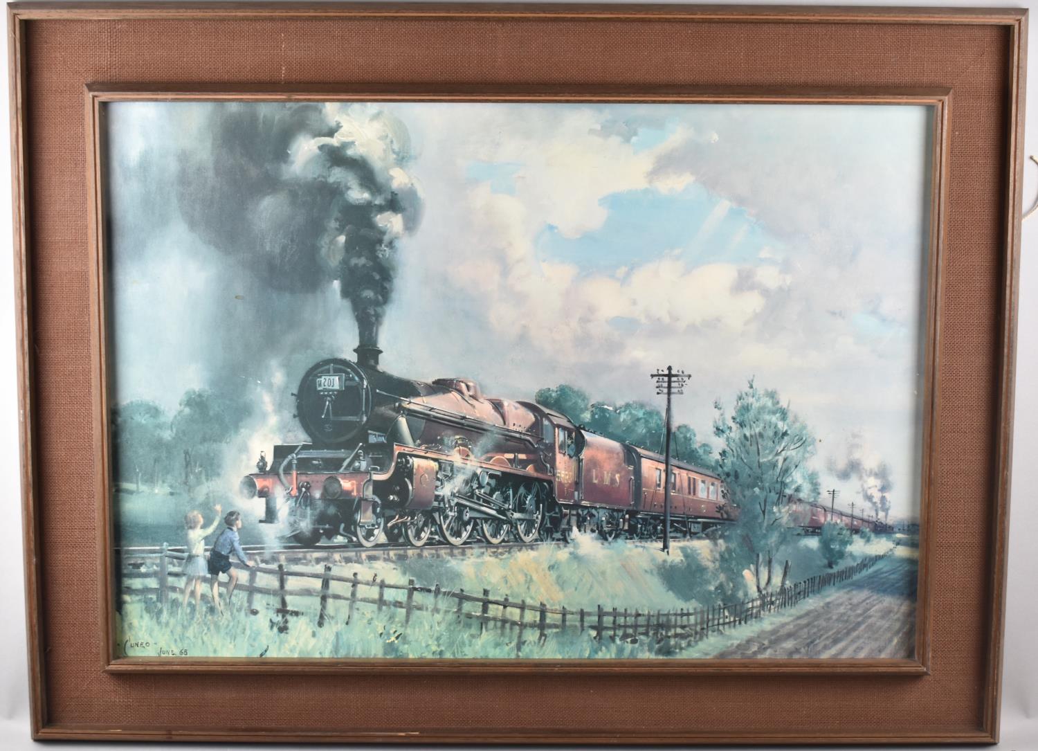 A Framed Terrence Cuneo Print,'The Lickey Incline' 72x49cms - Image 2 of 3