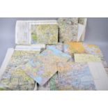 A Collection of Vintage Civil Aviation Air Charts and Maps Etc