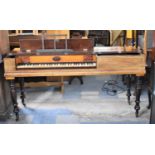 A 19th Century Square Piano, Working Order but in Need of Attention and Re-Tuning etc