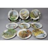 A Set of Royal Worcester Collectors Plates by Peter Barnett (12 in total)