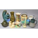 A Collection of Various Mid to late 20th Century Ceramics to comprise Squirrel Ornament, Sadler Mint