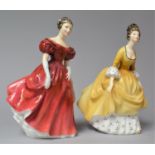 Two Royal Doulton Figures, Winsome HN2220 and HN2307