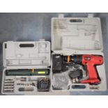 A Rechargeable Screwdriver and a Power Devil Cordless Hammer Drill