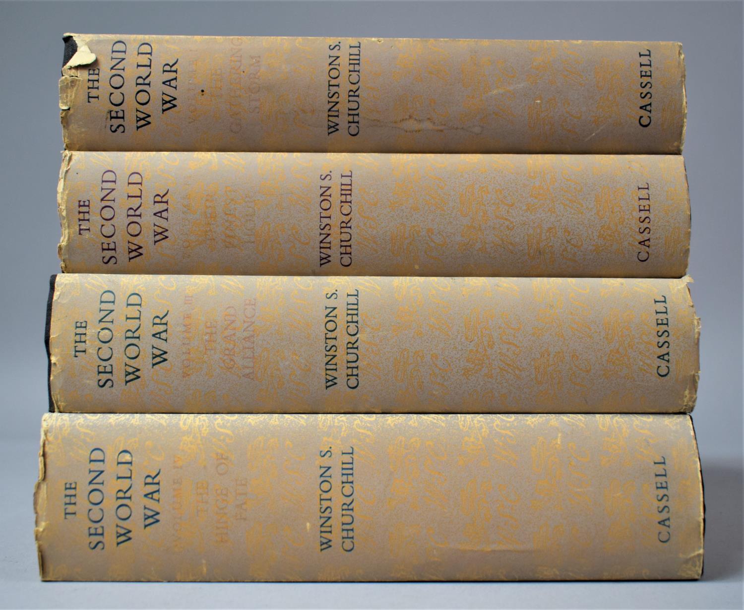 A Set of Four Volumes of The Second World War by Winston Churchill Published by Cassel, Complete