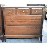 A Stag Bedroom Chest of Three Short and Two Long Drawers, 82cm Wide