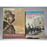 A 1953 Edition of Seven Years In Tibet by Heinrich Harrer Together with a 1952 First Published