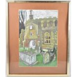 A Framed Pastel, "East Bergholt" by Gil Hadley, 31x45.5 cm