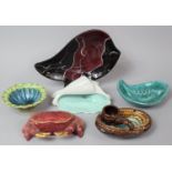 A Collection of Various Mid to Late 20th Century Glazed Ceramics to comprise Poole Conch Shell,