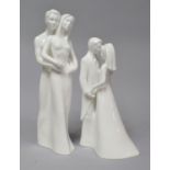 Two Coalport Figure Groups, "In Love" and "With This Ring"