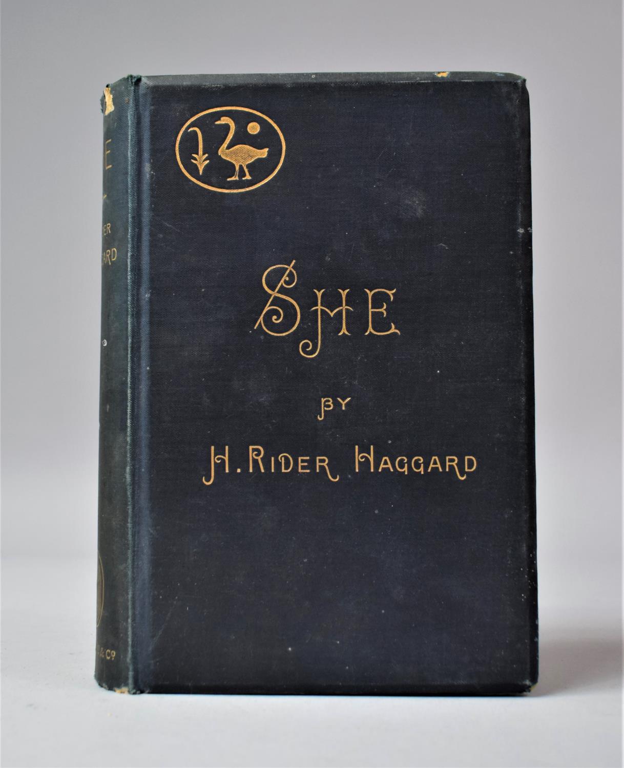 A 1887 Edition of She by H. Rider Haggard, Published by Longmans, Green & Co., London. Condition