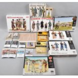 A Collection of Military Model Scale Figures to Include Seven Multi Sets, Ten Single Figures and