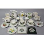 A Collection of Various Portmeirion China to comprise Jugs, Bowls, Mugs, Dishes Etc