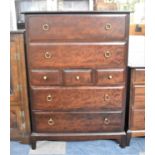 A Stag Chest Four Long and Three Short Drawers, 82cm Wide