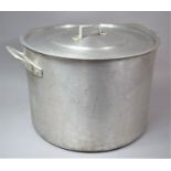 A Large Aluminium Two Handled Cooking Pan, 53cm Diameter