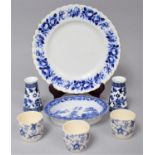 A Collection of Coalport, Royal Albert, Royal Doulton and Other Blue and White Items to Include Side