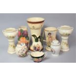 A Collection of Various Mid to Late 20th Century Ceramics to comprise Pair of Two handled Vases,