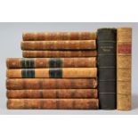 A Collection of Late 18th/Early 19th Century Leather Bound Books to Include 1861 Edition of Lives of