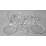 A Collection of Various Good Quality Cut Glassware to comprise Villeroy and Boch Plates, a Nachtmann