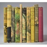 A Collection of Ten Vintage Novels all Complete with Dust Jackets to Include The Green Coated Boy,