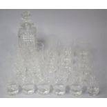 A Collection of Various Good Quality Cut Glass Tumblers to include Examples by Richardson, Stuart