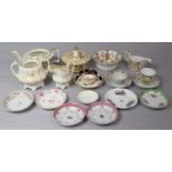A Collection of 18th and 19th Century Ceramics to comprise Porcelain Hand Painted 18th Century