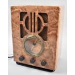 A Modern Reproduction Art Deco Style Radio