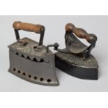 A Two Late 19th/Early 20th Century Flat Irons