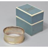 A Boxed Silver Napkin Ring, Birmingham 1973