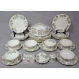 A Collection of Various Crown Staffordshire Floral Pattern Dinnerwares to comprise Lidded Tureen,
